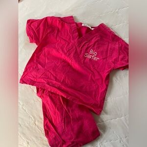 Big sister scrubs by Scoots